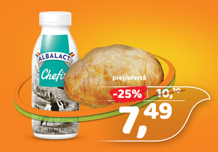 Plăcintă cu brânză + Chefir